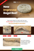 Load image into Gallery viewer, Bagel Bed - Southlake Paws