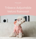 Load image into Gallery viewer, Tribeca adjustable velcro raincoat - Light Pink