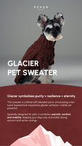 Load image into Gallery viewer, GLACIER PET SWEATER - BURGUNDY