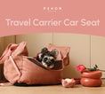 Load image into Gallery viewer, Puff Guard Dog Car Seat - Pink