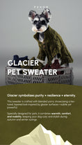Load image into Gallery viewer, GLACIER PET SWEATER - OLIVE GREEN