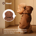 Load image into Gallery viewer, Tribeca adjustable velcro raincoat - Choco