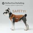 Load image into Gallery viewer, Reversible Dog Vest Jacket - Orange Grey