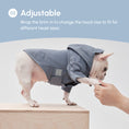 Load image into Gallery viewer, Tribeca adjustable velcro raincoat - Light Blue