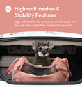 Load image into Gallery viewer, Puff Guard Dog Car Seat - Pink