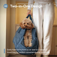 Load image into Gallery viewer, Puff Guard Dog Car Seat - Blue