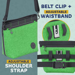 Katziela Expandable Pet Treat Pouch - Hands Free Dog Treat Pouch, Quick Access Magnet Closure - Anti Spill Dog Treat Bag - Treat Pouches for Pet Training, Adjustable Shoulder Strap & Belt Clip