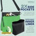 Load image into Gallery viewer, Katziela Expandable Pet Treat Pouch - Hands Free Dog Treat Pouch, Quick Access Magnet Closure - Anti Spill Dog Treat Bag - Treat Pouches for Pet Training, Adjustable Shoulder Strap & Belt Clip