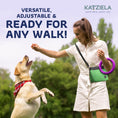Load image into Gallery viewer, Katziela Expandable Pet Treat Pouch - Hands Free Dog Treat Pouch, Quick Access Magnet Closure - Anti Spill Dog Treat Bag - Treat Pouches for Pet Training, Adjustable Shoulder Strap & Belt Clip