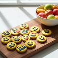 Load image into Gallery viewer, Emoji Peanut Butter Organic Dog Cookies