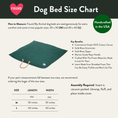 Load image into Gallery viewer, Pine Waxed Cotton Canvas Dog Bed - image 2