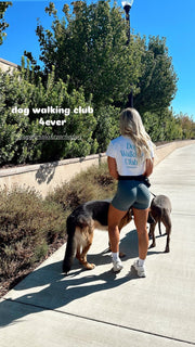 Dog Walking Club Crop Top | Gift for Dog Lovers & Pup Owners