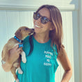 Load image into Gallery viewer, Puppies Make Me Happy Motto Crop Top | Present for Dog Lovers