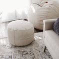 Load image into Gallery viewer, Pouf Footstool - Faux Leather
