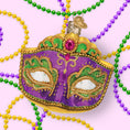 Load image into Gallery viewer, Mardi Gras Mask Ornament - Southlake Paws
