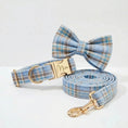 Load image into Gallery viewer, Blue Plaid Set