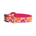 Load image into Gallery viewer, Up Country Flower Power Cast Brass Dog Collar