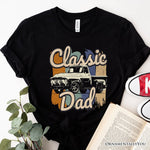 Classic Dad T-Shirt, Black Retro Truck Fathers Tee