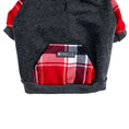 Load image into Gallery viewer, Frenchie Dog Hoodie - Scarlet Plaid