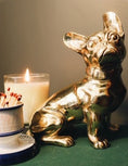Load image into Gallery viewer, French Bulldog or "Frenchie" Dog Sculpture in Brass