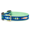 Load image into Gallery viewer, Up Country Funky Fish Cast Brass Dog Collar