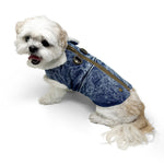Furry Runner Coat Denim