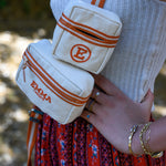 Square Case Dog Poop Bag Holder Orange