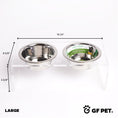 Load image into Gallery viewer, Acrylic Double Feeder - Clear