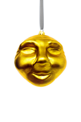 Load image into Gallery viewer, Man in the Moon Glass Ornament (Gold)