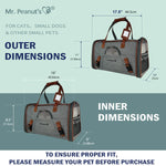Mr. Peanut's Gold Series Standard Size Airline Compliant Pet Carrier