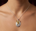 Load image into Gallery viewer, Chihuahua in a Blanket Necklace- 925 Sterling Silver