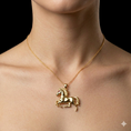 Load image into Gallery viewer, Eternal Gallop Necklace- 925 Sterling Silver
