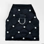 Glamour Baby Dog Harness-Caviar Black