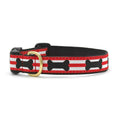 Load image into Gallery viewer, Up Country Got Bones Cast Brass Dog Collar