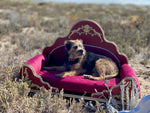 Grace Kelly: Luxury Dog Bed, Bordeaux