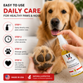 Load image into Gallery viewer, Southlake Paws Grapeseed Oil Paw and Nose Revitalizer in a spray bottle, with a dog and care instructions in the background.