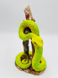 Load image into Gallery viewer, Green Snake Statue