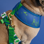 Frenchie Duo Reversible Harness - Green Marble