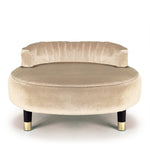 Greta Garbo Pet Bed in Beige