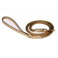 Load image into Gallery viewer, Leather Dog Leash in Mud - Rope, Made in Italy