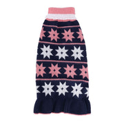 Star Turtleneck Sweater Dog Dress