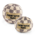 Load image into Gallery viewer, Tan Checker Chewy Vuiton Ball