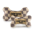 Load image into Gallery viewer, Tan Checker Chewy Vuiton Bone Toy