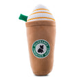 Load image into Gallery viewer, Starbarks Frenchie Roast Plush Toy with straw