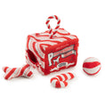Load image into Gallery viewer, Puppermint Bark Activity House Holiday Christmas Plush Dog Toy