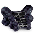Load image into Gallery viewer, Black Checker Chewy Vuiton Bone