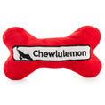 Load image into Gallery viewer, Chewlulemon Bone | Squeaky Plush Dog Toy with Crinkle & Mesh Lining
