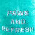 Load image into Gallery viewer, Snuggly Cup - Teal | Squeaky Plush Dog Toy with Crinkle & Mesh Lining