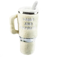 Load image into Gallery viewer, Snuggly Cup - Ivory | Squeaky Plush Dog Toy with Crinkle & Mesh Lining