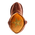 Load image into Gallery viewer, Brown Cowboy Boot | Squeaky Plush Dog Toy with Crinkle & Mesh Lining